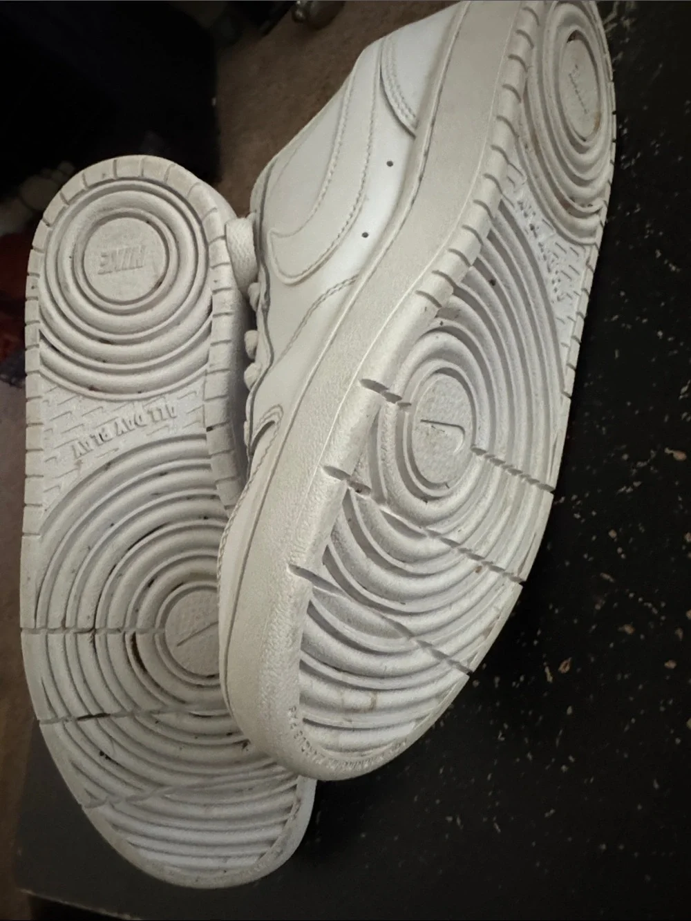 Kids White Nike Sneakers - Classic Low-Top Design